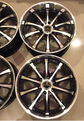 ล้อลาย W-Work ขอบ 20 กว้าง 8.5 หลัง 9.5 ราคาไม่แพง