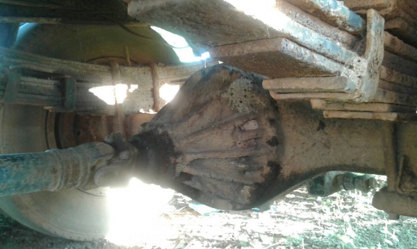 ขาย 6 ล้อ เทนเลอร์ลากรถเกี่ยว มีหางพับ คัสซีรถอีแต๋น เครื่อง ISUZU 74 แรงม้า