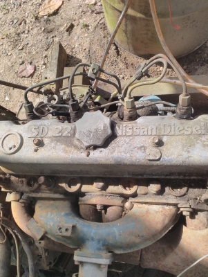 ขายเครื่องนิสสัน sd22 ติดปั๊มหอยโข่ง