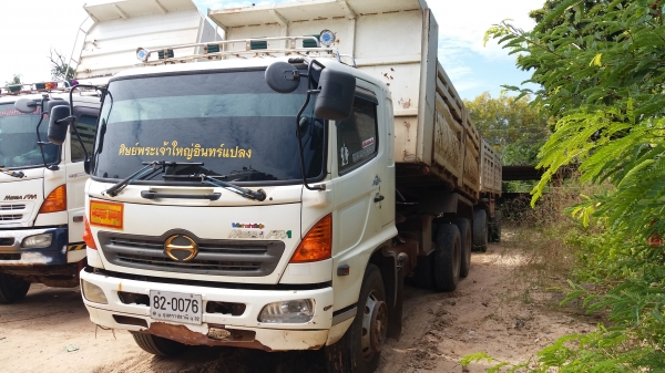 ขาย 1,490,000 Hino Mega. 260 ปี 47 สิบล้อดั้มแม่=ลูก 2คาน หัวบาง ยางดี คัชซีสวย รถสวยพร้อมใช้เอกสารพ