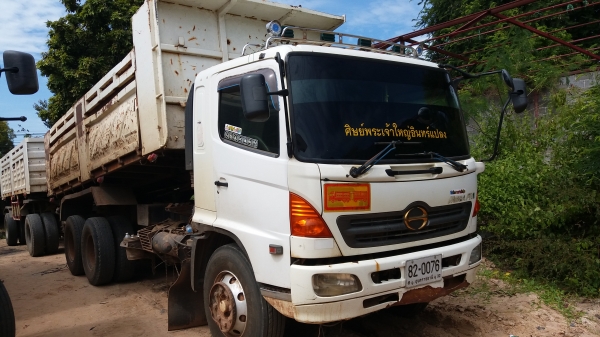 ขาย 1,490,000 Hino Mega. 260 ปี 47 สิบล้อดั้มแม่=ลูก 2คาน หัวบาง ยางดี คัชซีสวย รถสวยพร้อมใช้เอกสารพ