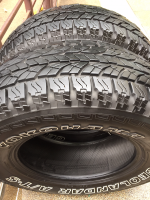 ยางคู่ All Yokohama 245 70 16 ปี14 ดอกเต็ม ไม่มีปะ ราคาไม่แพง