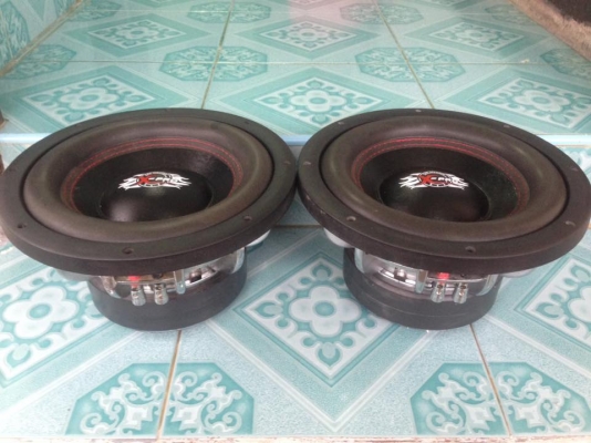 ซับ10นิ้ว X PRO มือสองโครงหล่อว้อยคู่แม่เหล็กสองก้อน170/2/3&quot; สภาพดีเดิมๆไม่เคยซ่อม ใช้งานปกติ ขายคู่ละ 2650 บาทสนใจ0892425454 อยู่สระบุรี