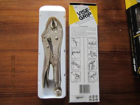ขายคีมล็อกVISE-GRIP 10WR Made in USA.งานเก่าเก็บยี่สิบกว่าปี