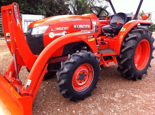 ขายL3608 อุปกร3ชิ้น รถทำงาน488ชั่วโมง. ใบดัน ผาน6 โรตารี่