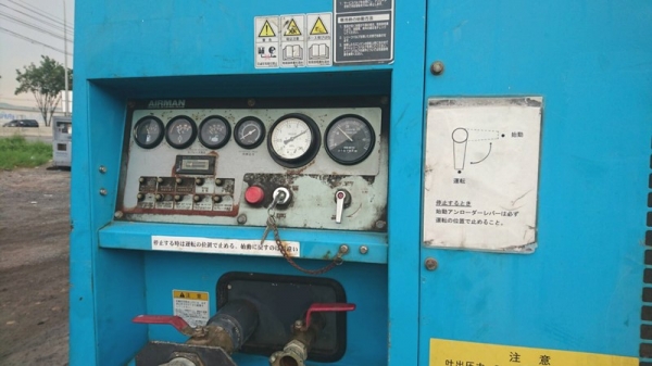 เครื่องปั๊มลม 21 บาร์ Airman-PDSJ750S-750cfm. ปั๊มลมแรงดันสูง เจาะบ่อบาดาล by OEK