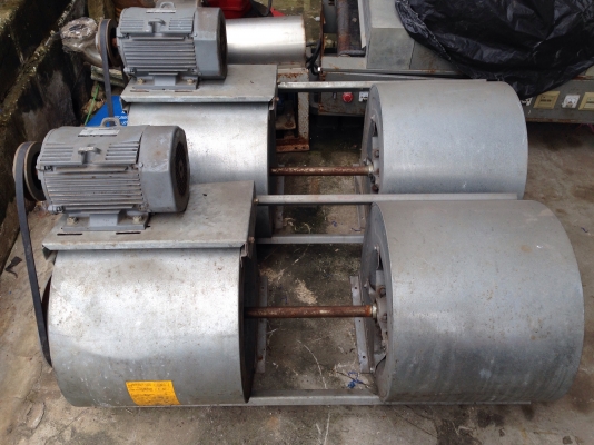 ขายโบวเวอร์พัดลม Kruger ขนาด 3HP. 380V สภาพดี หมุนนิ่ม พร้อมใช้งาน มี 2ชุดครับ