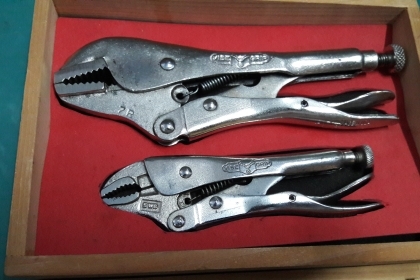 ขายคีมล็อกแพ็คคู่VISE-GRIP 7R, 5WR Made in USA.รุ่นสามแถว