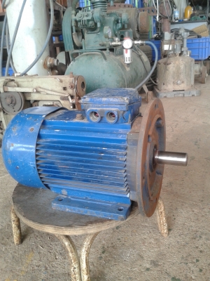 มอเตอร์หน้าแปลนและขาตั้ง