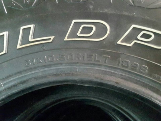 Falken Wildpeak AT 31/10.5/15 ปี 15 สภาพดีมาก 1ชุด