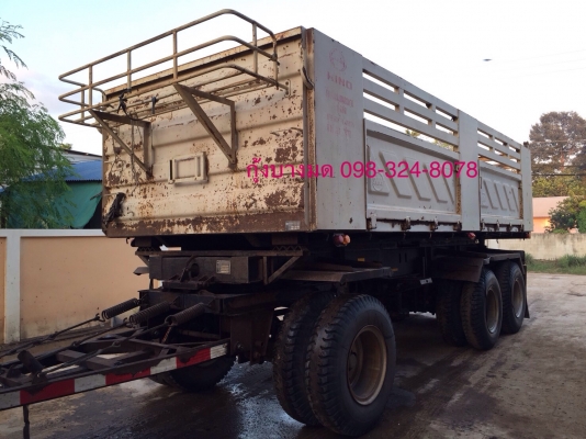 ขายรถพ่วง Hino เครื่อง 344 แรง ปี 55 กระบะดัมพ์สามมิตร ลูก 3 เพลาแท้ คัทซีสวย ภายในครบ ยางดี ทะเบียนพร้อม