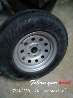 ขายกะทะเหล็ก+ยาง195 R14มี2วง2600ครับ