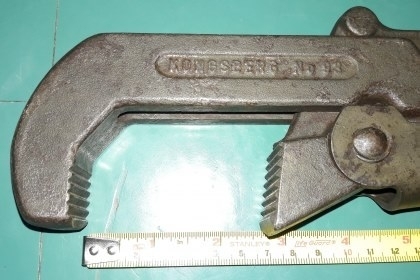 ขายคอม้านอร์เวย์เหล็กดีKONGSBERG MADE IN NORWAY.ยุคเหมืองแร่