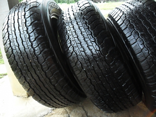 ยาง17กระบะสูง ดันล็อป 265-65-17ลงพื้นปี15 ดอกหนา1 ซม. (4เส้น 4,300) ยาง17กระบะสูง ดันล็อป 265-65-17ลงพื้นปี15 ดอกหนา1 ซม. (4เส้น 4,300)