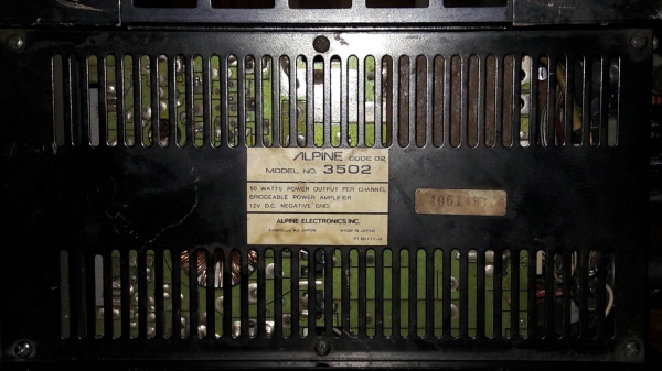 alpine 3502 50*2 mand in japan