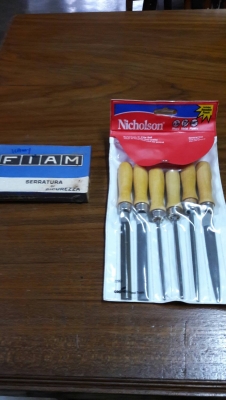 ขายตะไบชุด6ด้าม NICHOLSON MADE IN USA.ใช้ได้ทั้งไม้ เหล็ก พลาสติกใหม่เก่าเก็บ