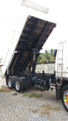 ขายรถบรรทุกสิบล้อดัมพ์ Mitsubishi M6 เครื่องเดิม 260 แรง 2 เพลา ปี 48 กระบะดัมพ์สามมิตร เครื่องดี คัทซีสวย ทะเบียนพร้อม