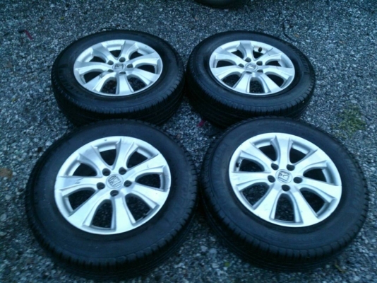 ขายแม็ก HONDA ACCORD 5รู114 พร้อมยางมิชลิน ปี11 ดอกยางเต็มเท่ากันใช้งานน้อย ถูกๆ จำนวน 1 ชุด