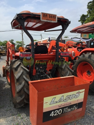 ขายรถไถคูโบต้ามือสอง L3608SP พร้อมบุ้งกี๋ตัก สวยๆ ชั่วโมงน้อย ผ่อนได้