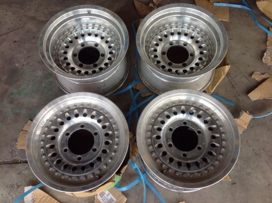 ล้อหยดน้ำ RAYS 3 ชิ้นแท้ ขอบ 15 F6.5 R8 6รูกระบะ หน้าตื้นหลังลึก ประมูลญี่ปุ่น
