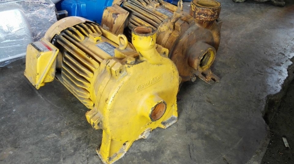 ** SOLD ** ปั้มน้ำหอยโข่ง MITSUBISHI 2 HP 380V รุ่นแรงดันสูง // รุ่นน้ำเยอะ เดิมๆพร้อมใช้งาน