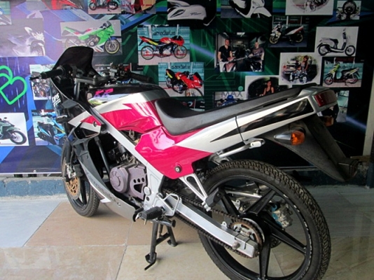 KR sp สีดำ เก็บงานแล้ว สีโคลง ชุดสีทำใหม่หมด ยางหน้าหลัง irc ของใหม่ ภาษีไม่ขาดต่อ เอกสารครบพร้อมโอน  25900