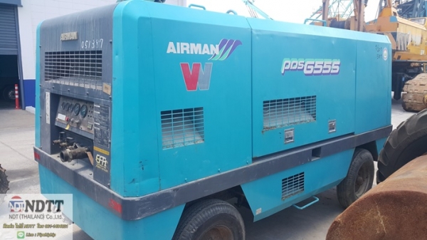 ขายปั้มลม AIRMAN PDS655S ลม 7บาร์ นำเข้าจากญี่ปุ่น ขายไม่แพงครับ BY NDTT 061-419-4021 ไปป์ครับ