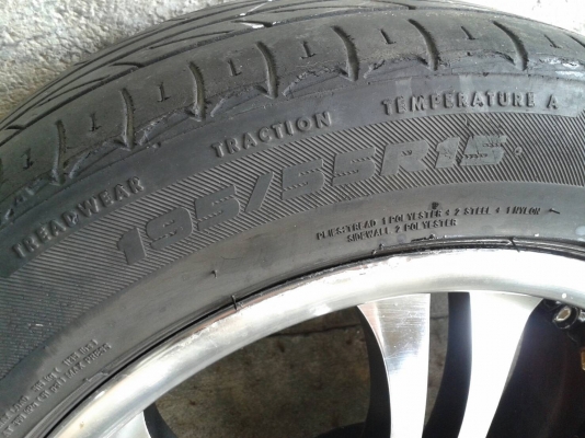 ขอบ15นิ้ว4รู100 พร้อมยาง ชุดนี้ ราคา 5700 บาท ขอบ15นิ้ว4รู100 พร้อมยาง ชุดนี้ ราคา 5700 บาท