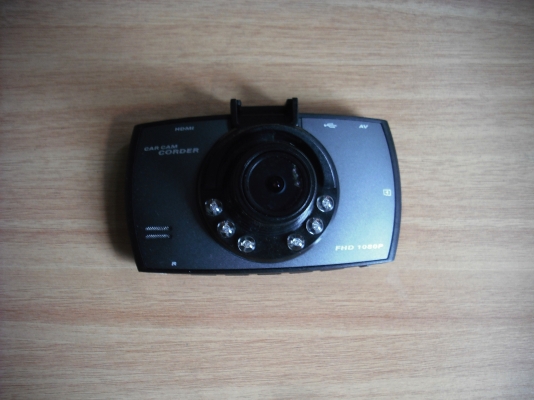 HD DVR Car กล้องวงจรปิดติดรถยนต์ Full HD อินฟราเรด 6 ดวง (สีดำ)