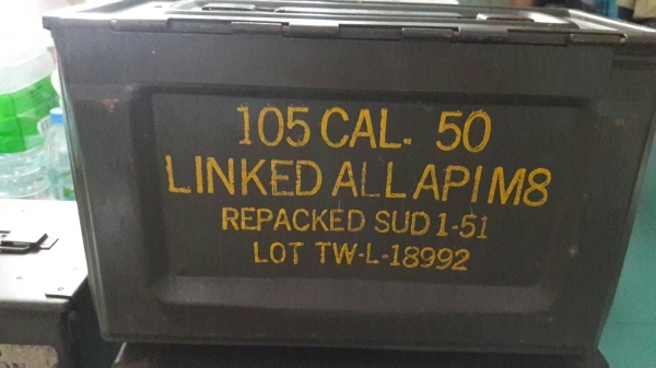 ขายลังใส่กระสุนทหารเก่าเก็บ Made in.Usa.เกรดA งานดี