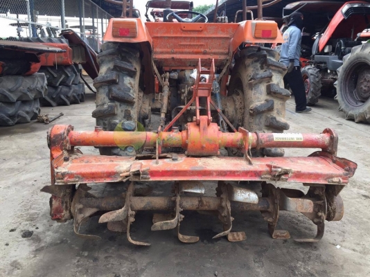 รถไถคูโบต้ามือสองราคาถูก เก่าไทย L2602 แถมอุปกรณ์ 2 ชิ้น ใบดันหน้า+โรตารี่