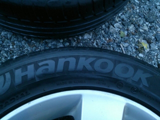 ขายแม็ก HONDA  CIVIC 5รู114  ยาง205/55R16 HANKOOK ปี12 ดอกยางเต็มสวยๆ จำนวน1 ชุด