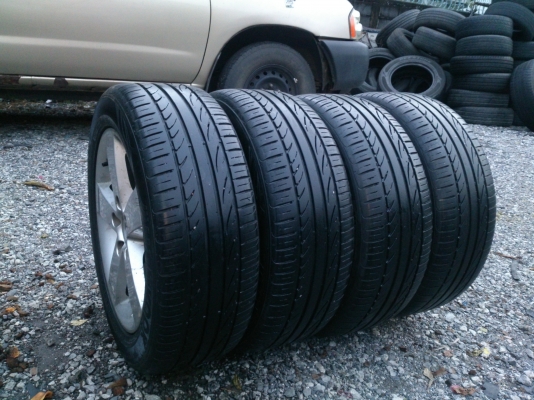 ขายแม็ก HONDA  CIVIC 5รู114  ยาง205/55R16 HANKOOK ปี12 ดอกยางเต็มสวยๆ จำนวน1 ชุด