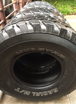 ยาง MUDSTAR 315 75 16 ไม่มีปะ พร้อมใช้งาน ราคาไม่แพง