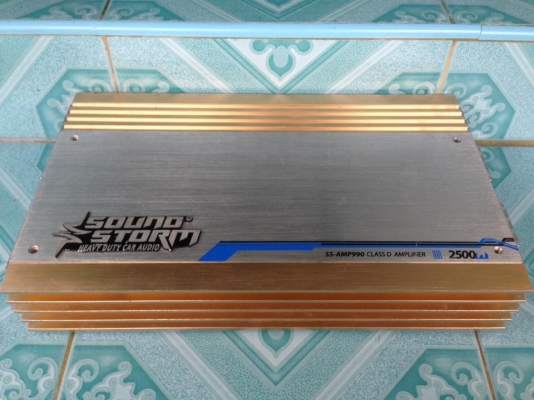 แอมป์คลาสดี Soundstrom สภาพดี ไม่มีฝาหลังใช้งานปกติ เนื้อเบสดี ขับซับ10&quot;-12&quot;หล่อ(ว้อยไม่เกิน3&quot;กำลังดี)ขาย 2250 บาท สนใจ0892425454 อยู่สระบุรีส่งได้