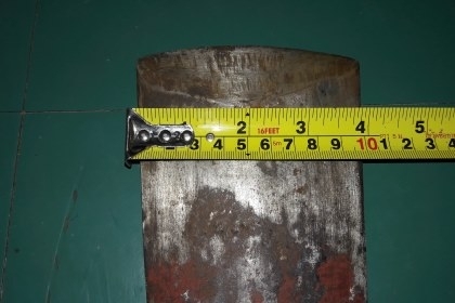 ขายจอบหงอนโบราณตราขวานไขว้เหล็กดียาว13" หน้าจอบ4" สวยๆ