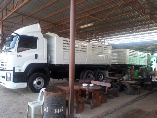 ขาย ISUZU 360 ปี57 แม่ลูกรถสวย สดขั้นเทพยางเต็ม  หมด22เส้น ราคาต่อลองได้ที่รถครับ เดิมๆทุกอย่าง เก็บแต่สีกะบะ มีสองพ่วง ครับ อีกคันวิ่งงานอยุ่ปี56