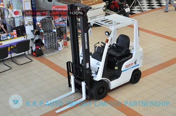 ขายรถโฟล์คลิฟท์มือสอง NISSAN รุ่น NL01-000188 ราคา 175,000 บาทนำเข้าจากประเทศญี่ปุ่น 100\% ไม่เคยใช้งานในประเทศไทย