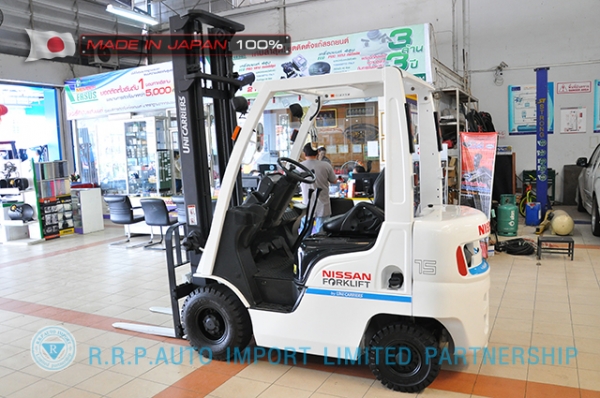 ขายรถโฟล์คลิฟท์มือสอง NISSAN รุ่น NL01-000188 ราคา 175,000 บาทนำเข้าจากประเทศญี่ปุ่น 100\% ไม่เคยใช้งานในประเทศไทย