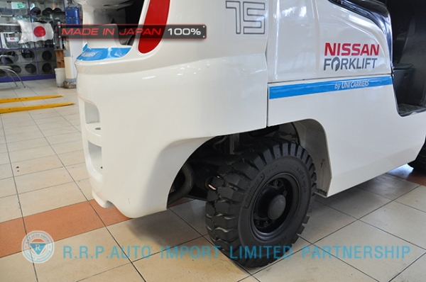 ขายรถโฟล์คลิฟท์มือสอง NISSAN รุ่น NL01-000188 ราคา 175,000 บาทนำเข้าจากประเทศญี่ปุ่น 100\% ไม่เคยใช้งานในประเทศไทย
