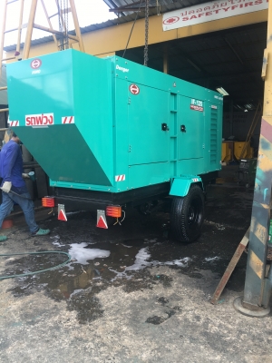 เครื่องปั่นไฟ70kva.HINOพร้อมล้อพ่วง(รับประกัน12เดือน)
