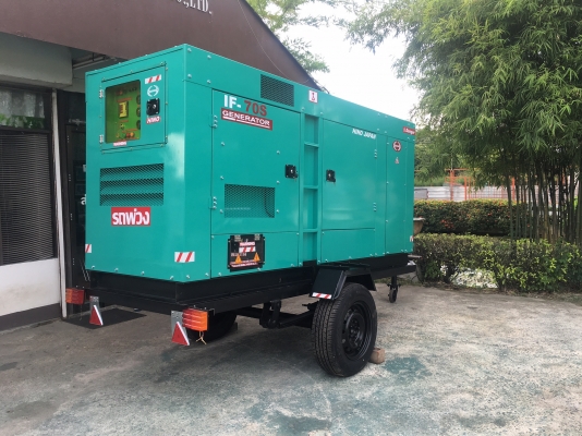 เครื่องปั่นไฟ70kva.HINOพร้อมล้อพ่วง(รับประกัน12เดือน)