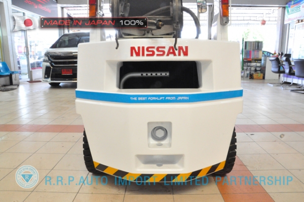 ขายรถโฟล์คลิฟท์มือสอง NISSAN รุ่น H01A15-004203 ราคา155,000 บาทนำเข้าจากประเทศญี่ปุ่น 100\% ไม่เคยใช้งานในประเทศไทย