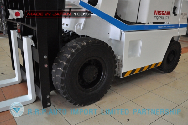 ขายรถโฟล์คลิฟท์มือสอง NISSAN รุ่น H01-001314 ราคา130,000 บาทนำเข้าจากประเทศญี่ปุ่น 100\% ไม่เคยใช้งานในประเทศไทย