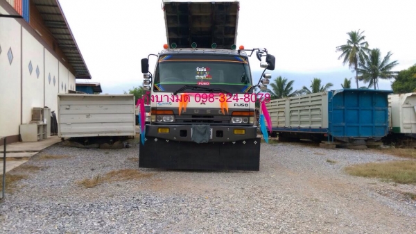 ขายรถบรรทุกสิบล้อดัมพ์ Mitsubishi M6 เครื่องเดิม 260 แรง 2 เพลา ปี 48 กระบะดัมพ์สามมิตร เครื่องดี คัทซีสวย ทะเบียนพร้อม