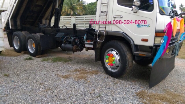 ขายรถบรรทุกสิบล้อดัมพ์ Mitsubishi M6 เครื่องเดิม 260 แรง 2 เพลา ปี 48 กระบะดัมพ์สามมิตร เครื่องดี คัทซีสวย ทะเบียนพร้อม