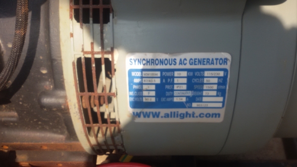 ขายเครื่องปั่นไฟนำเข้าอังกฤษ 10kwหรือ15kva