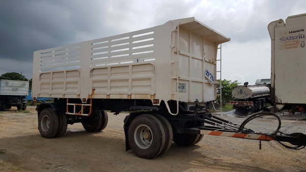 ขาย ลูกพ่วงสองเพลาดั้ม ปี 59