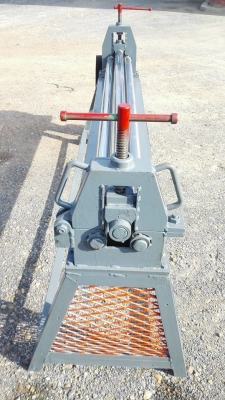 ** Sold ** แท่นม้วนเหล็กแผ่นประกอบใหม่ ขนาด 6 ฟุต 180 cm เพลาตัน ม้วนหนา 3 mm ไฟ 380V สวยๆพร้อมใช้