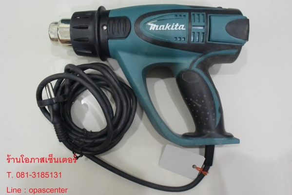 ปืนเป่าลมร้อน ดิจิตอล จอLED ปรับองศาได้ MAKITA รุ่น HG6500 2000W. สภาพใหม่ ปืนเป่าลมร้อน ดิจิตอล จอLED ปรับองศาได้ MAKITA รุ่น HG6500 2000W. สภาพใหม่